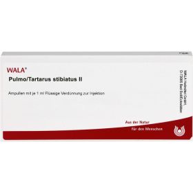PULMO/TARTARUS stibiatus II Ampullen 10X1 ml – PZN 1223630 из немецкой аптеки