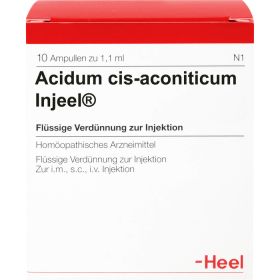 ACIDUM CIS-aconiticum Injeel Ampullen 10 St – PZN 1474303 из немецкой аптеки