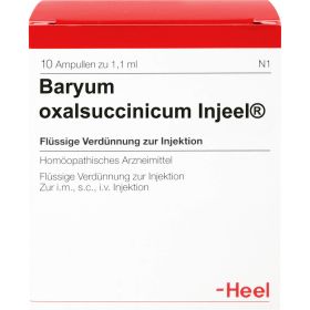 BARYUM oxalsuccinicum Injeel Ampullen 10 St – PZN 1474533 из немецкой аптеки