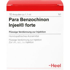 PARA BENZOCHINON Injeel forte Ampullen 10 St – PZN 1497304 из немецкой аптеки