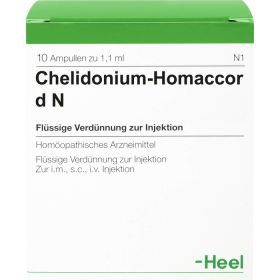 CHELIDONIUM-HOMACCORD N Ampullen 10 St – PZN 1674947 из немецкой аптеки