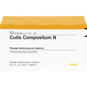 CUTIS compositum N Ampullen 50 St – PZN 1675361 из немецкой аптеки