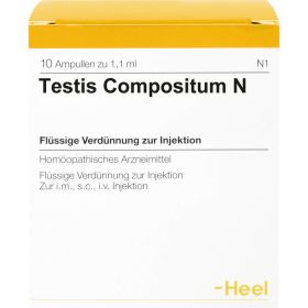 TESTIS COMPOSITUM N Ampullen 10 St – PZN 1676082 из немецкой аптеки