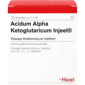 ACIDUM ALPHA KETOGLUTARICUM Injeel Ampullen 10 St – PZN 1803422 из немецкой аптеки