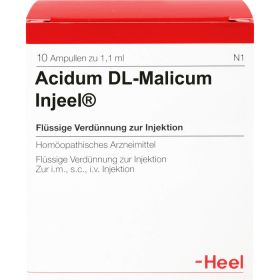 ACIDUM DL-malicum Injeel Ampullen 10 St – PZN 1803592 из немецкой аптеки