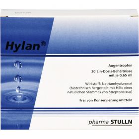 HYLAN 0,65 ml Augentropfen 30 St – PZN 2742639 из немецкой аптеки