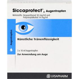 SICCAPROTECT Augentropfen 3X10 ml – PZN 3005587 из немецкой аптеки