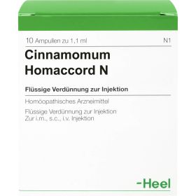 CINNAMOMUM HOMACCORD N Ampullen 10 St – PZN 3043607 из немецкой аптеки
