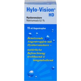 HYLO-VISION HD Augentropfen 15 ml – PZN 3114069 из немецкой аптеки