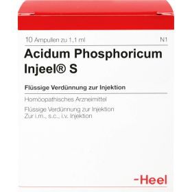 ACIDUM PHOSPHORICUM INJEEL S Ampullen 10 St – PZN 3531229 из немецкой аптеки