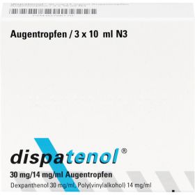 DISPATENOL Augentropfen 3X10 ml – PZN 3756170 из немецкой аптеки