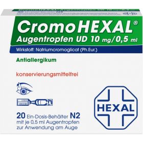 CROMOHEXAL UD EDP 0,5 ml Augentropfen 20 St – PZN 3867165 из немецкой аптеки