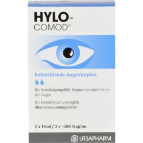 HYLO-COMOD Augentropfen 2X10 ml – PZN 4047553 из немецкой аптеки