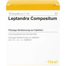 LEPTANDRA COMPOSITUM Ampullen 10 St – PZN 4313457 из немецкой аптеки