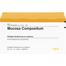 MUCOSA compositum Ampullen 50 St – PZN 4313581 из немецкой аптеки