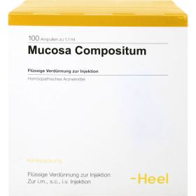 MUCOSA compositum Ampullen 100 St – PZN 4313598 из немецкой аптеки