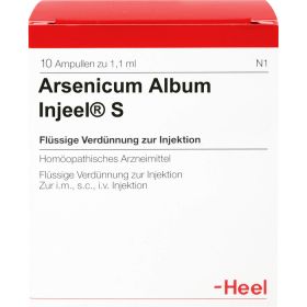 ARSENICUM ALBUM INJEEL S Ampullen 10 St – PZN 4561830 из немецкой аптеки