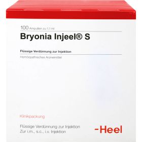 BRYONIA INJEEL S Ampullen 100 St – PZN 4562060 из немецкой аптеки