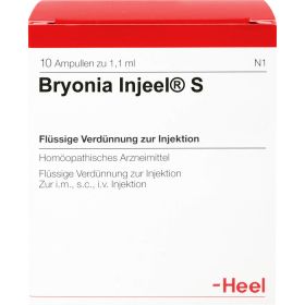 BRYONIA INJEEL S Ampullen 10 St – PZN 4562083 из немецкой аптеки
