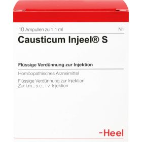 CAUSTICUM INJEEL S Ampullen 10 St – PZN 4562226 из немецкой аптеки