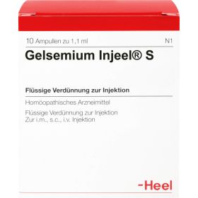 GELSEMIUM INJEEL S Ampullen 10 St – PZN 4562663 из немецкой аптеки