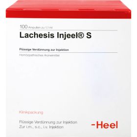 LACHESIS INJEEL S Ampullen 100 St – PZN 4562924 из немецкой аптеки