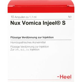 NUX VOMICA INJEEL S Ampullen 10 St – PZN 4563119 из немецкой аптеки