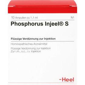 PHOSPHORUS INJEEL S Ampullen 10 St – PZN 4563208 из немецкой аптеки