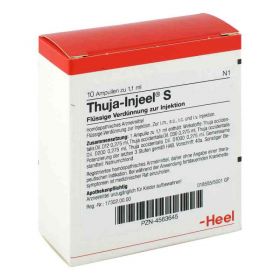 Thuja Injeel S Ampullen (10 stk) – PZN 4563645 из немецкой аптеки