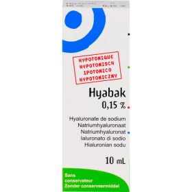 HYABAK Augentropfen 10 ml – PZN 4905034 из немецкой аптеки