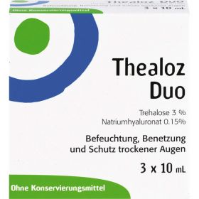 THEALOZ Duo Augentropfen 3X10 ml – PZN 6626657 из немецкой аптеки