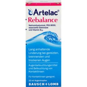 ARTELAC Rebalance Augentropfen 10 ml – PZN 6907474 из немецкой аптеки