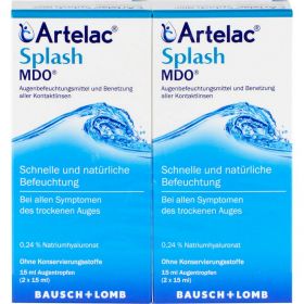 ARTELAC Splash MDO Augentropfen 2X15 ml – PZN 7707033 из немецкой аптеки