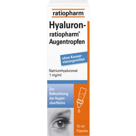 HYALURON-RATIOPHARM Augentropfen 10 ml – PZN 10810214 из немецкой аптеки