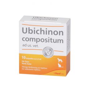 UBICHINON compositum ad us.vet.Ampullen 10 St – PZN 15300363 из немецкой аптеки