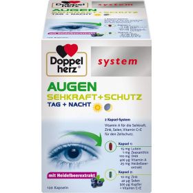 DOPPELHERZ Augen Sehkraft+Schutz system Kapseln 120 St – PZN 148783 из немецкой аптеки