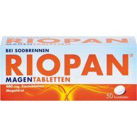 RIOPAN Magen Tabletten Kautabletten 50 St – PZN 749301 из немецкой аптеки