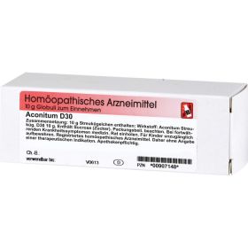 ACONITUM D 30 Globuli 10 g – PZN 907148 из немецкой аптеки
