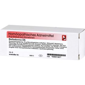 BELLADONNA D 6 Globuli 10 g – PZN 907467 из немецкой аптеки