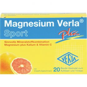 MAGNESIUM VERLA plus Granulat 20 St – PZN 1007889 из немецкой аптеки