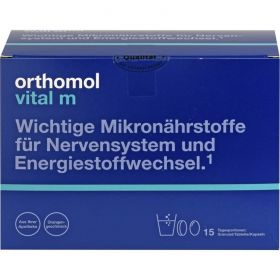 ORTHOMOL Vital M 15 Granulat/Kaps.Kombipackung 1 St – PZN 1319784 из немецкой аптеки