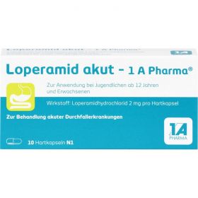 LOPERAMID akut-1A Pharma Hartkapseln 10 St – PZN 1338066 из немецкой аптеки