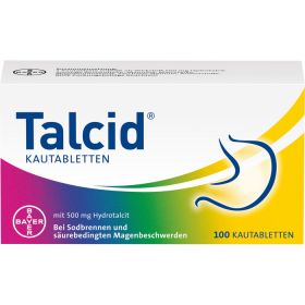 TALCID Kautabletten 100 St – PZN 1921682 из немецкой аптеки