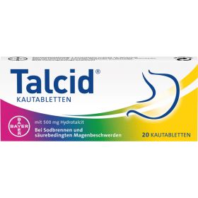 TALCID Kautabletten 20 St – PZN 2530481 из немецкой аптеки