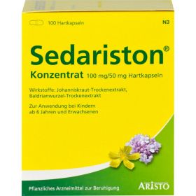 SEDARISTON Konzentrat Hartkapseln 100 St – PZN 2787783 из немецкой аптеки