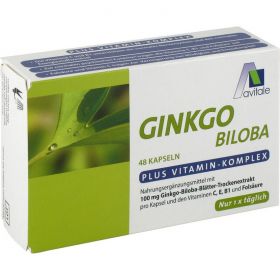 GINKGO 100 mg Kapseln+B1+C+E 48 St – PZN 2909329 из немецкой аптеки