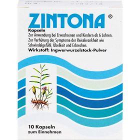 ZINTONA Kapseln 10 St – PZN 3041933 из немецкой аптеки