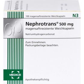 NEPHROTRANS magensaftresistente Kapseln 100 St – PZN 3511770 из немецкой аптеки