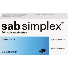 SAB simplex Kautabletten 100 St – PZN 3519470 из немецкой аптеки