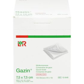 GAZIN Mullkomp.7,5x7,5 cm steril 8fach 10X10 St – PZN 3777545 из немецкой аптеки